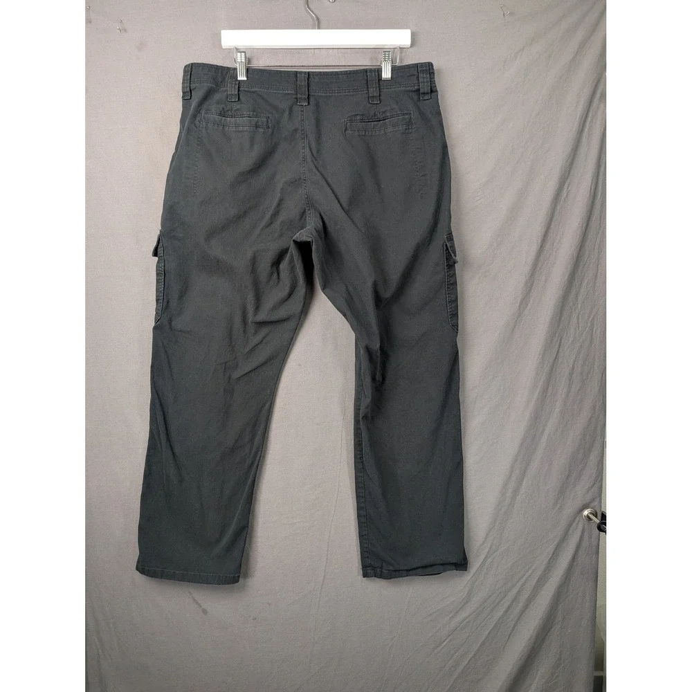 Wrangler Mens Relaxed Fit Cargo Pants Black 36x30